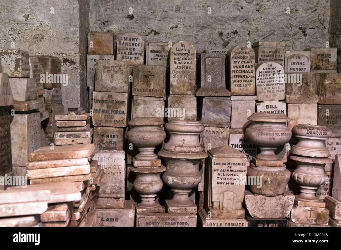 Crypte de Crémoécrémoépas cemetery à Bristol Banque D'Images