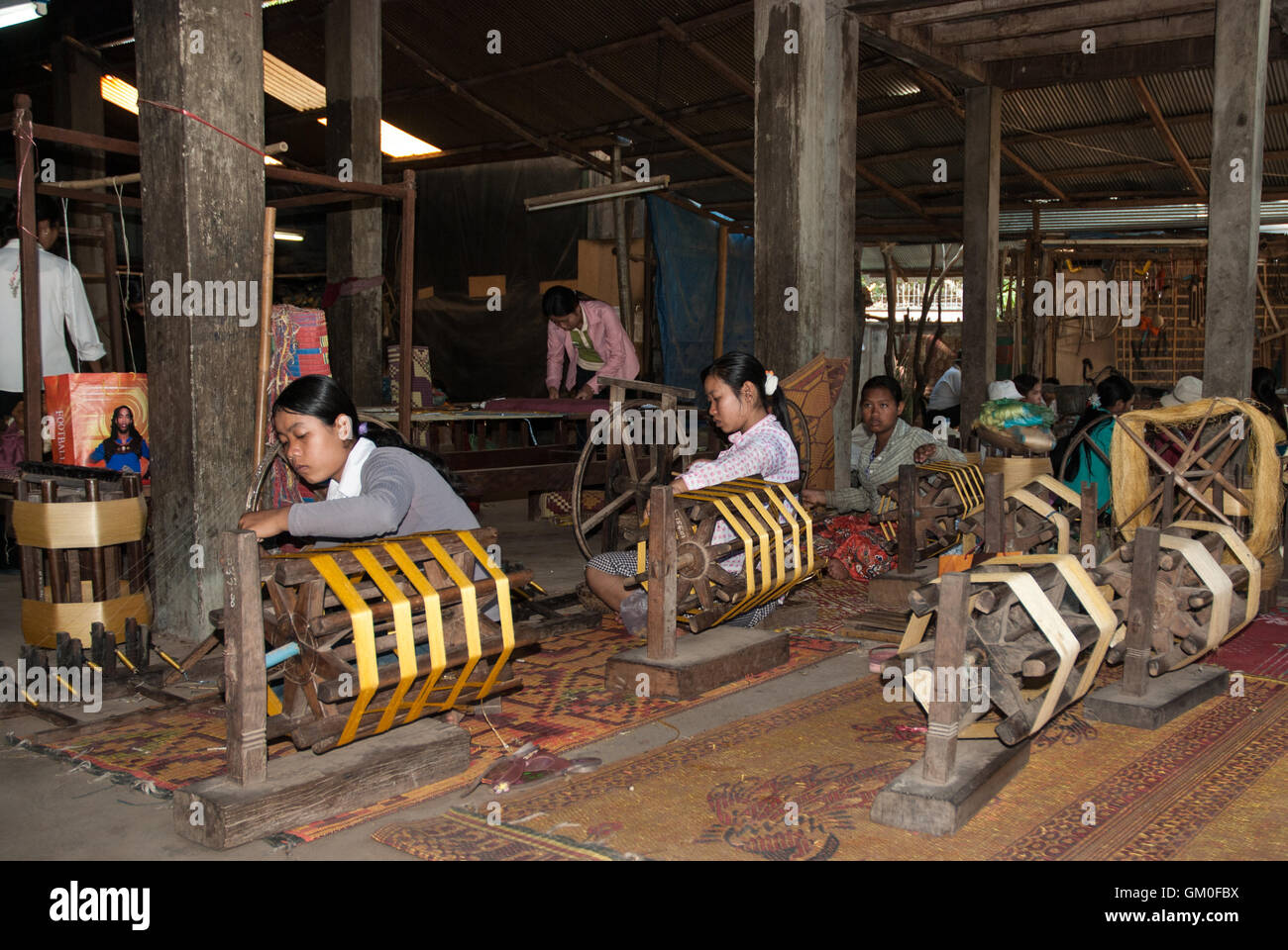 Les Artisans d'Angkor Banque D'Images