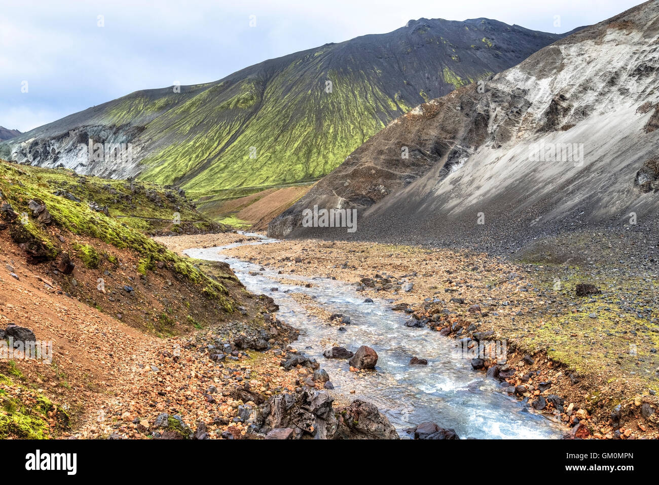 Landmannalaugar, la Réserve Naturelle de Fjallabak, Rangárþing ytra, Islande, Europe Banque D'Images