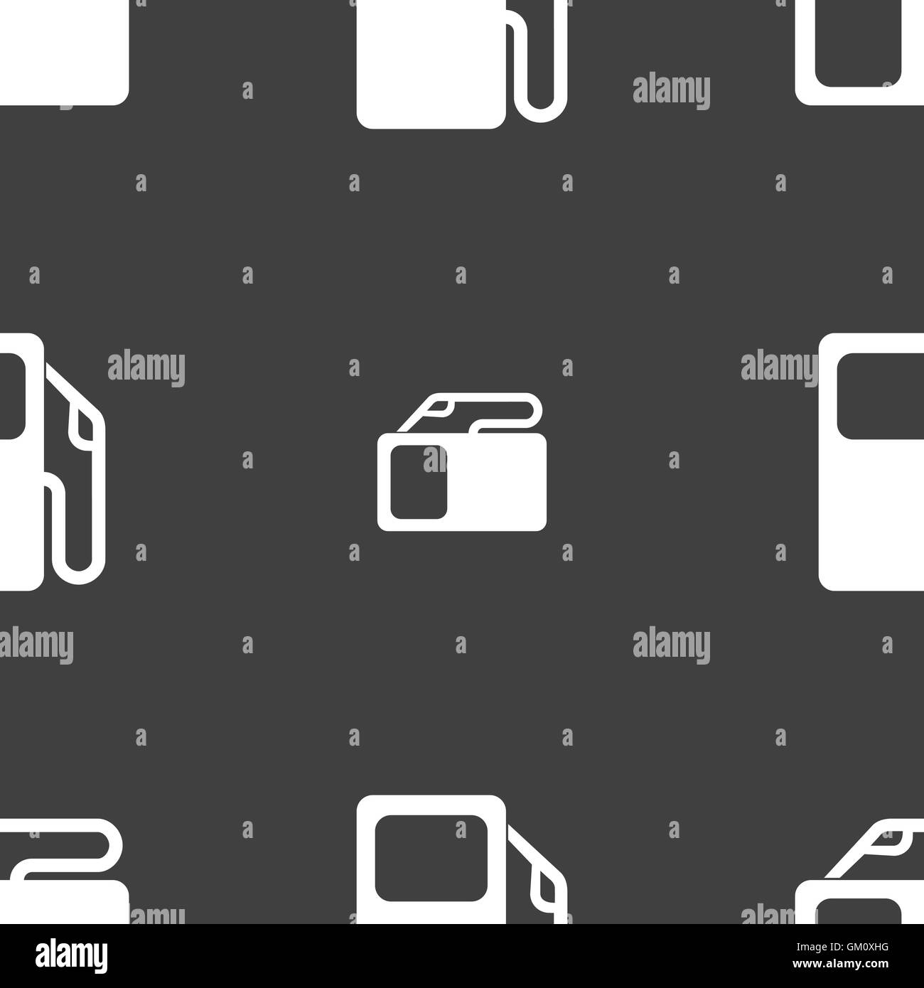 L'icône Auto station-signe. Motif transparente sur un fond gris. Vector Illustration de Vecteur