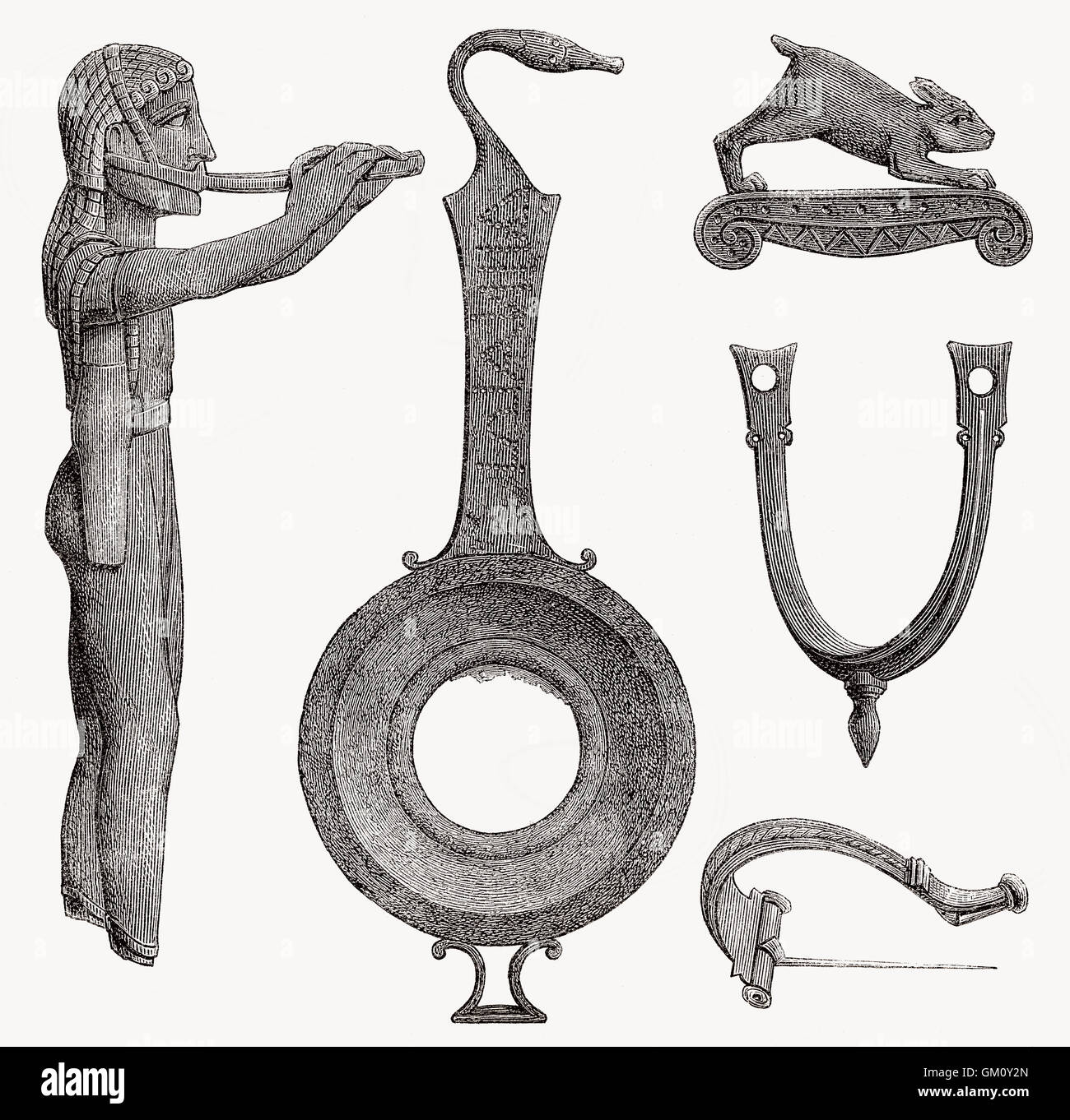 Les objets archéologiques de Dodona, l'Épire du Nord-ouest de la Grèce Banque D'Images