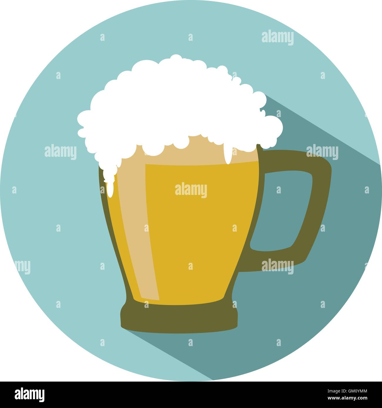 chope à bière Illustration de Vecteur