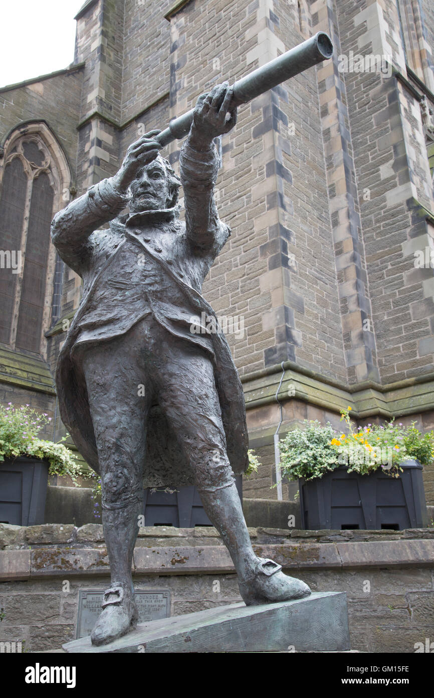 Adam Duncan Statue, Dundee, Ecosse, Royaume-Uni Banque D'Images