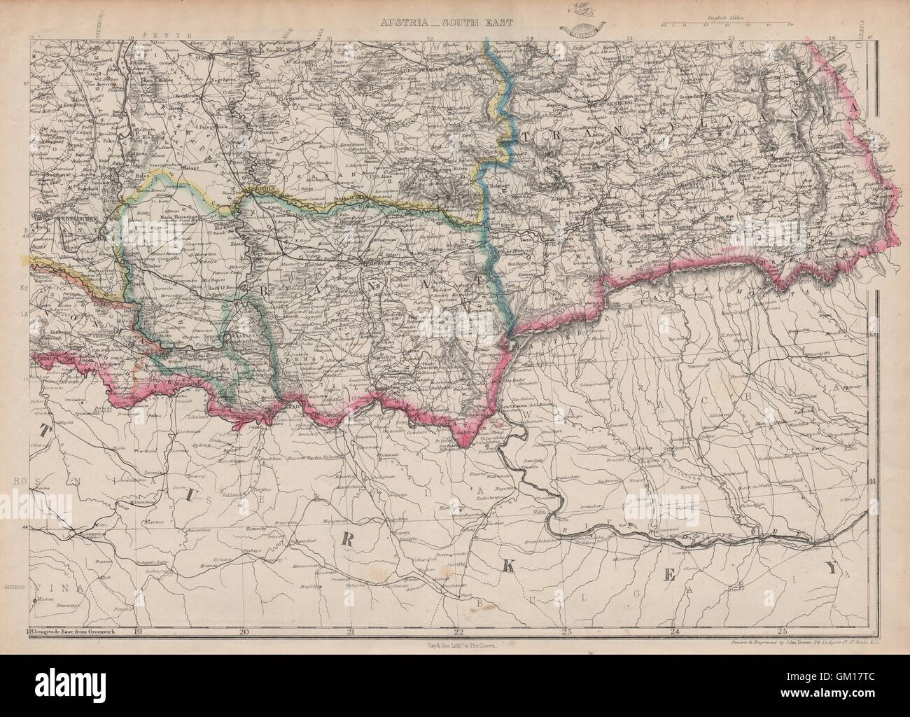 Transylvania map Banque de photographies et d’images à haute résolution ...