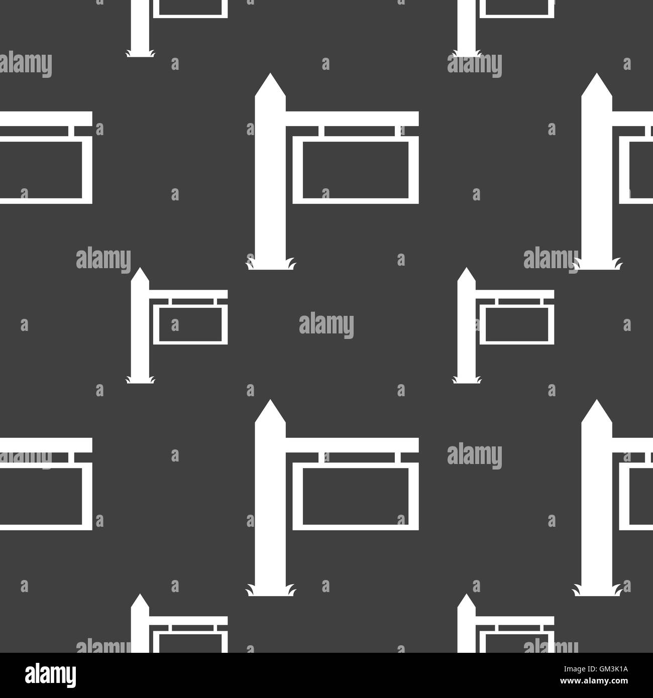 Route de l'information signe icône de signe. Motif transparente sur un fond gris. Vector Illustration de Vecteur