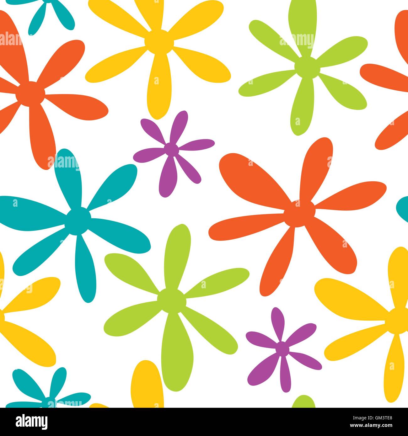 Modèle transparent avec des fleurs à la main abstrait Illustration de Vecteur