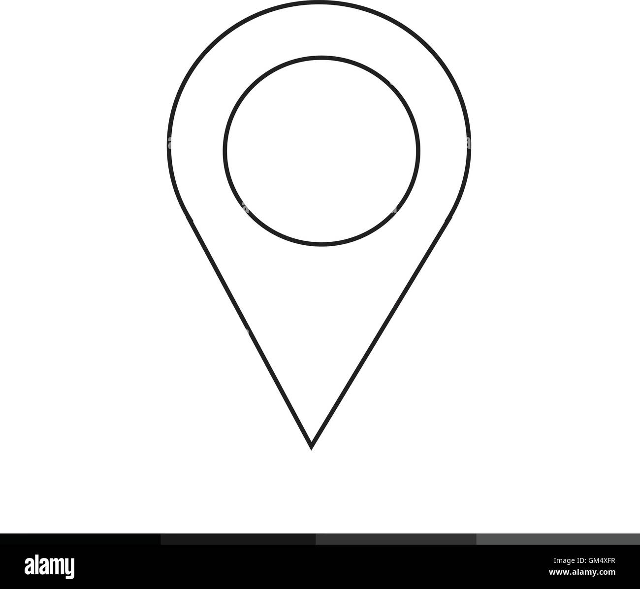 Icône Pin localisation Illustration design Illustration de Vecteur