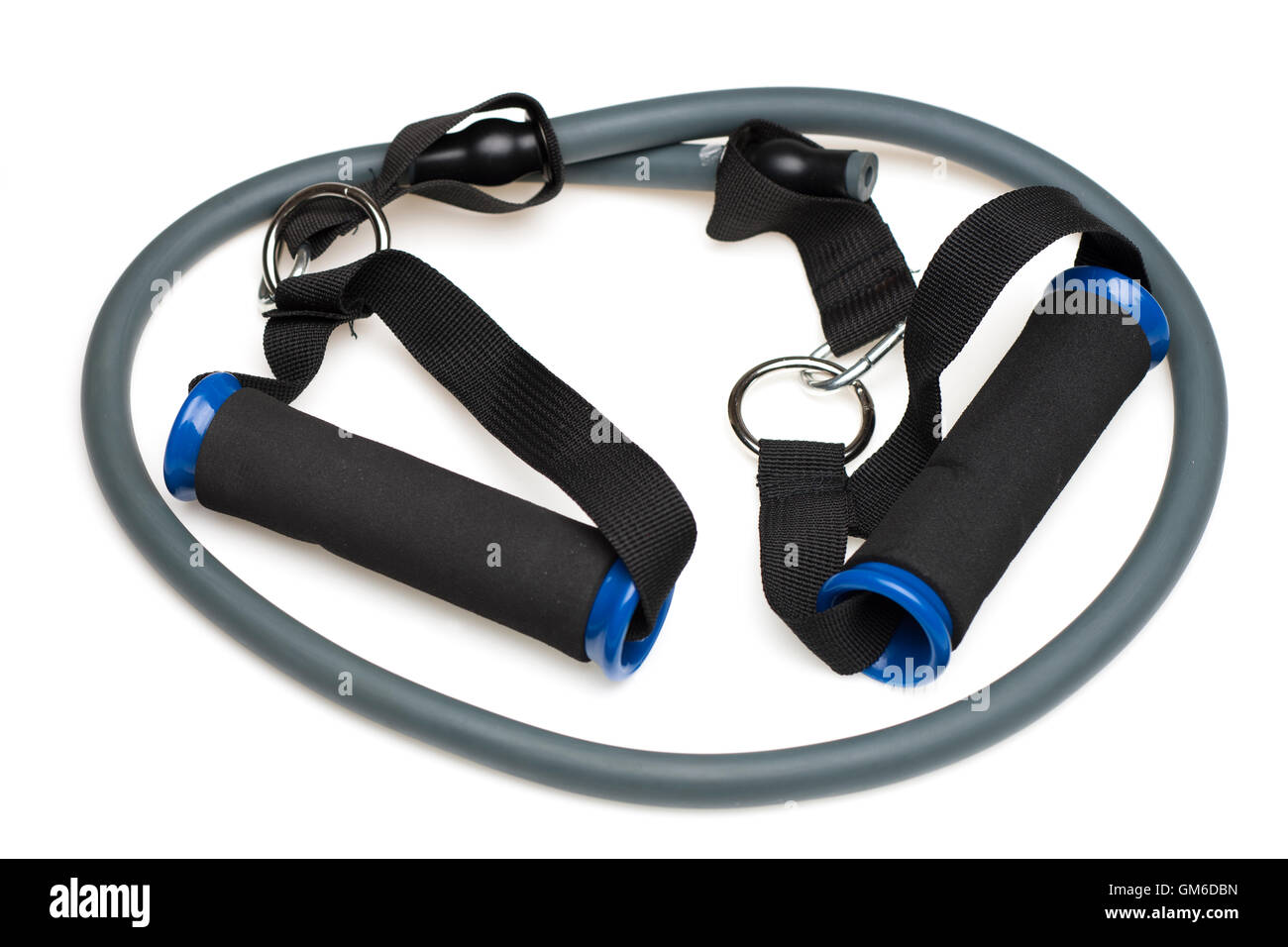 L'exercice de la bande de résistance élastique Banque D'Images