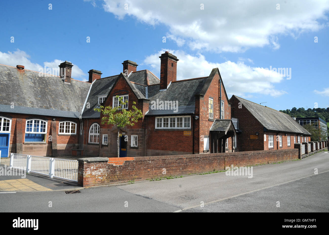 Vue générale de l'école, dans Gell Anthony Wirksworth l'ancienne école fréquentée par Ayliffe-Chung Mia, un 21-year-old femme britannique poignardé à mort à une auberge en Australie par un attaquant en criant "Allahu Akbar". Banque D'Images