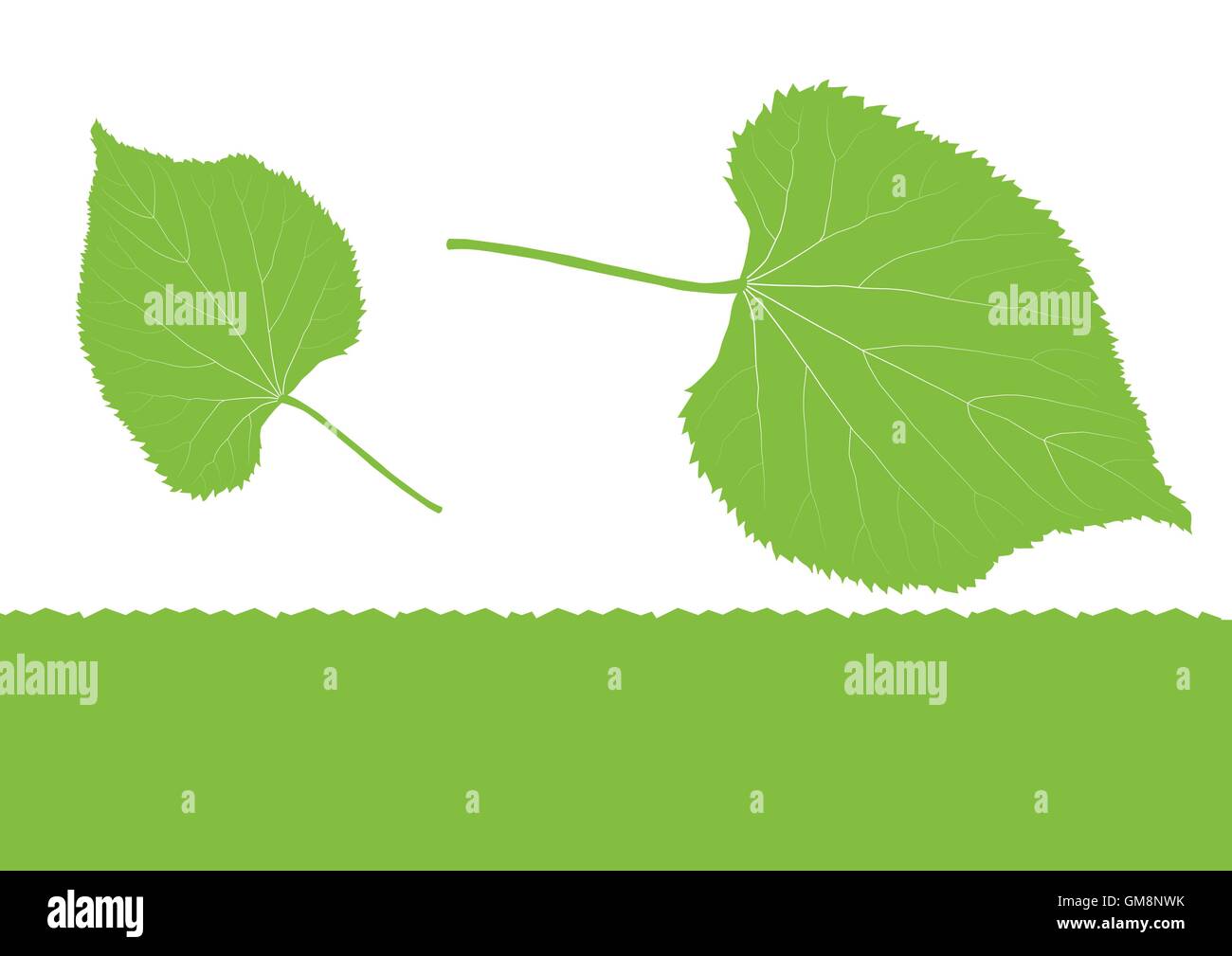 L'écologie de la feuille verte vecteur illustration respectueux de l'arrière-plan Illustration de Vecteur