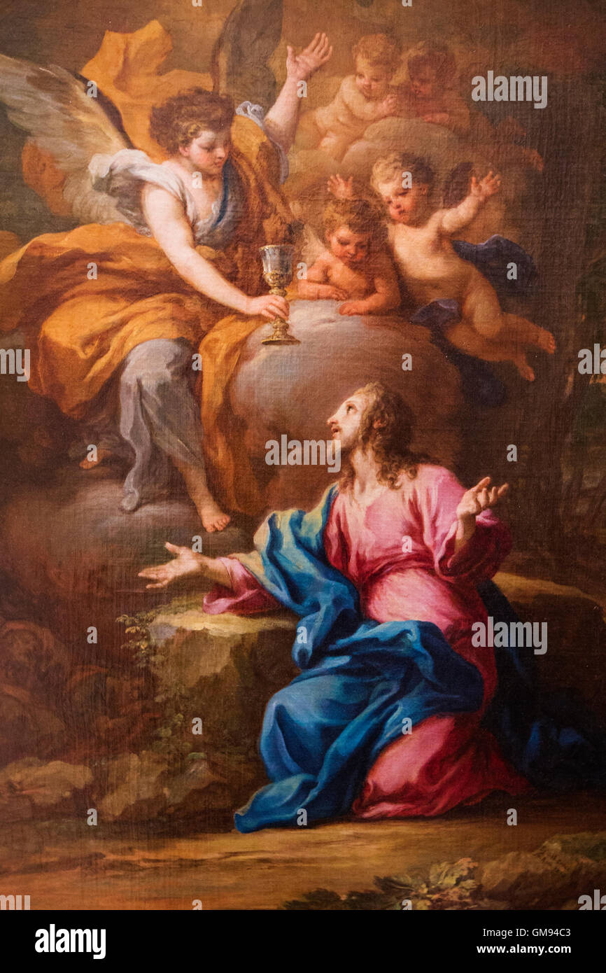 Sebastiano Conca - Christ au Jardin de Gethsémani Banque D'Images