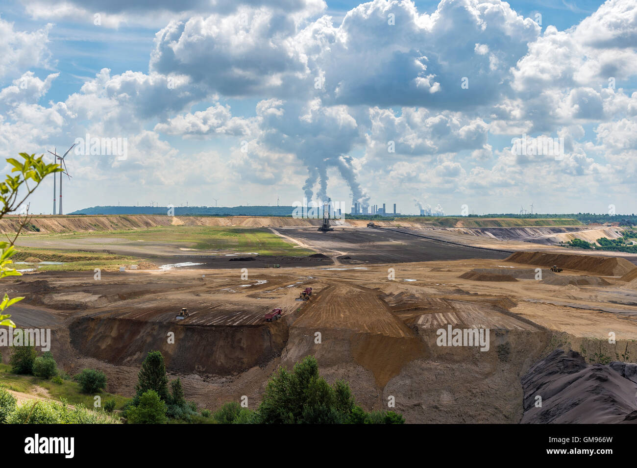 Allemagne, Grevenbroich, Garzweiler mine de surface Banque D'Images