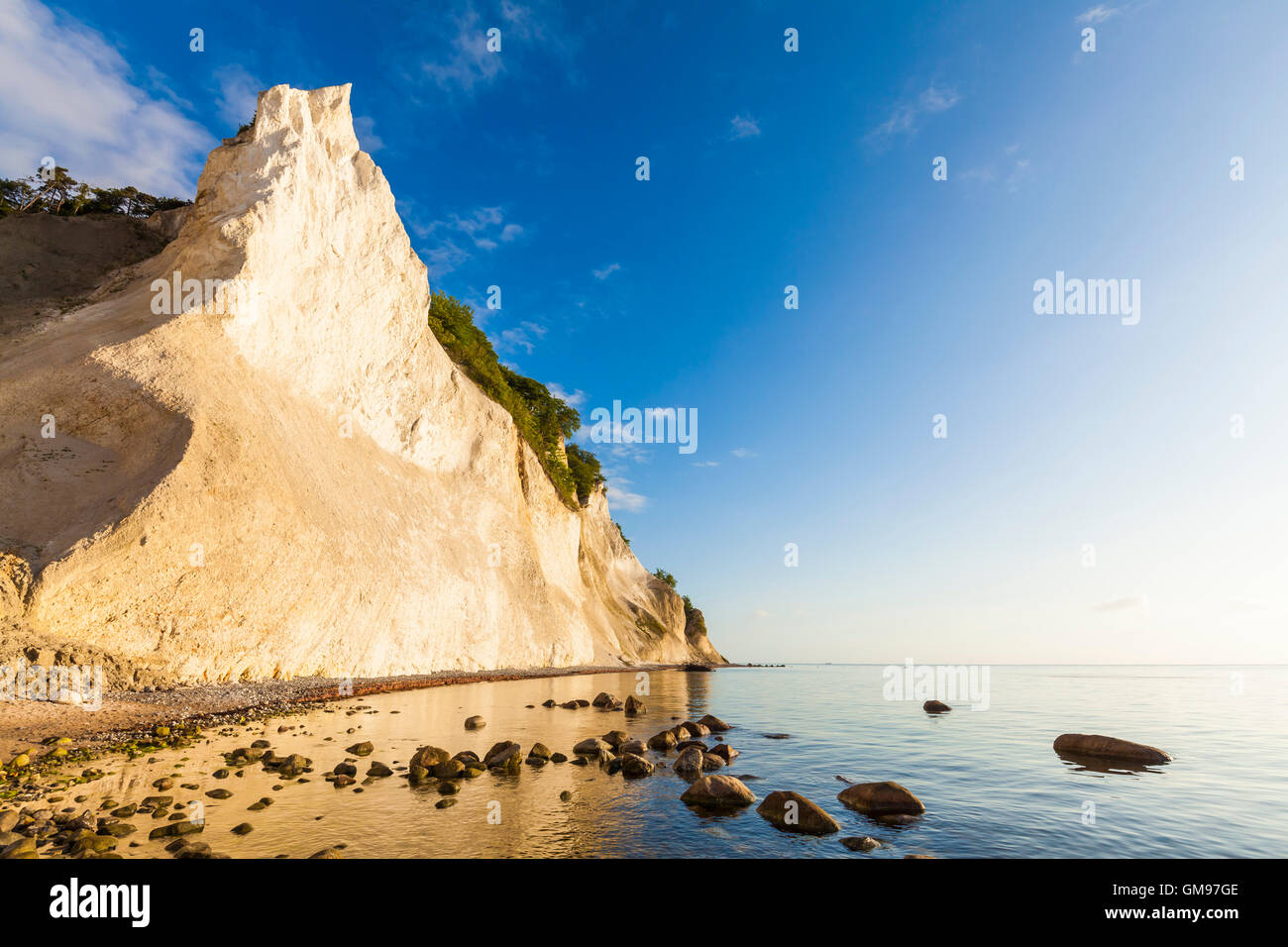 Le Danemark, Mon île, Mons Klint, Chalk cliffs Banque D'Images