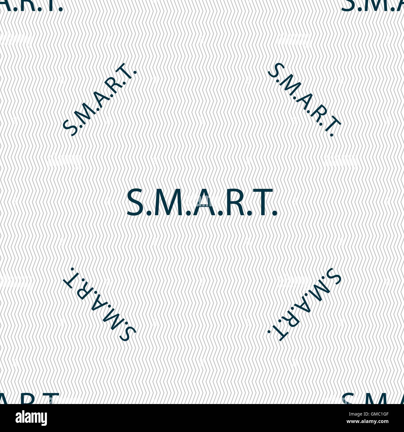 L'icône Smart Sign. Appuyer sur le bouton. Motif géométrique ...