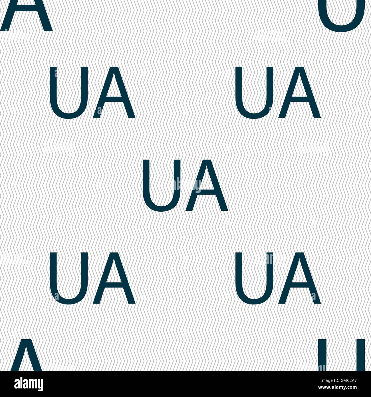 L'Ukraine signent un icône. symbole. UA la navigation. Résumé fond transparent avec des formes géométriques. Vector Illustration de Vecteur
