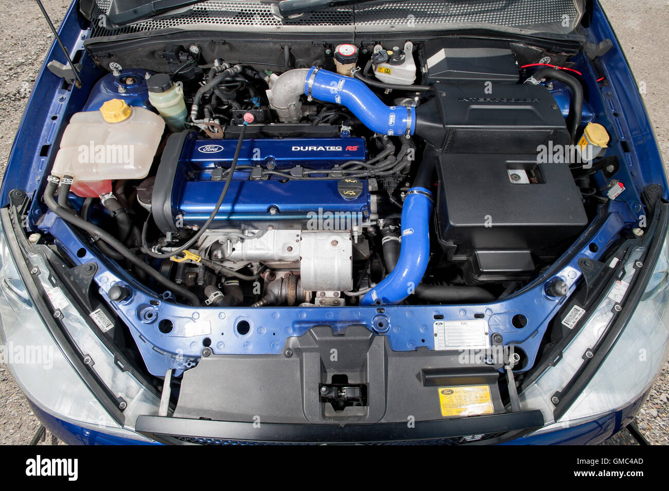 Ford Focus Rs Mk1 Baie Moteur Chaud Haute Performance Voiture Berline Photo Stock Alamy