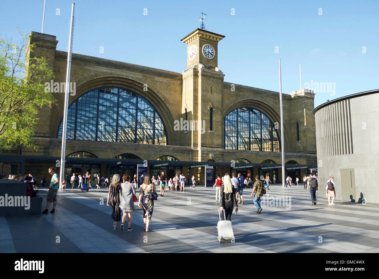 King's Cross Road, London, UK. Banque D'Images
