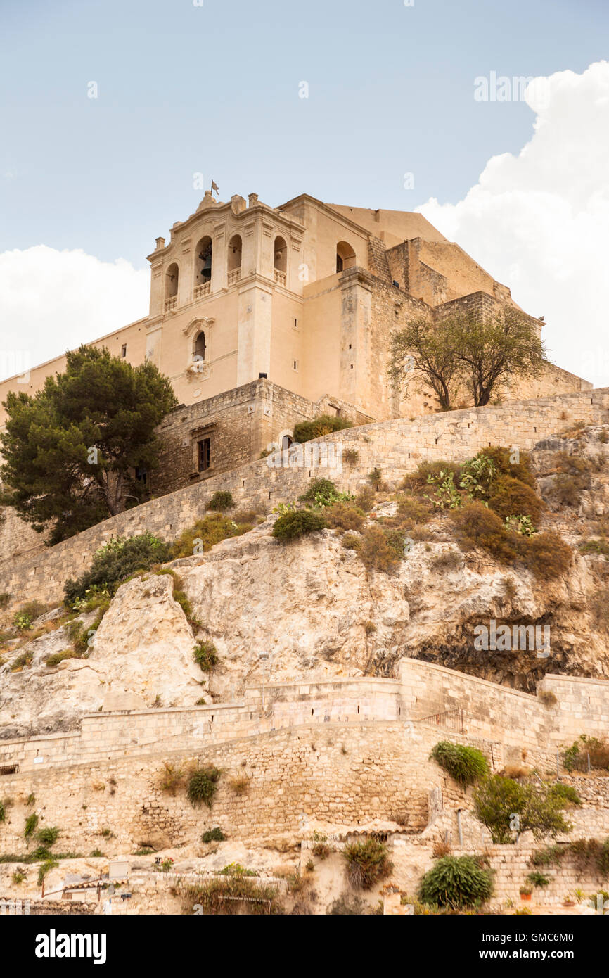 L'église San Matteo, Scicli, Sicile, Italie Banque D'Images