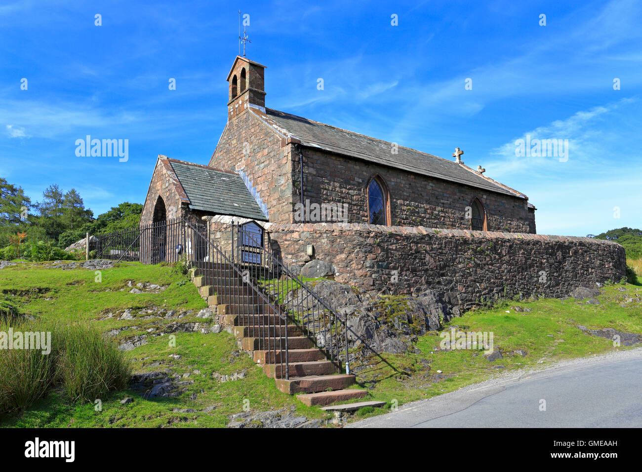St James Church, Buttermere, Cumbria, Parc National de Lake District, England, UK. Banque D'Images