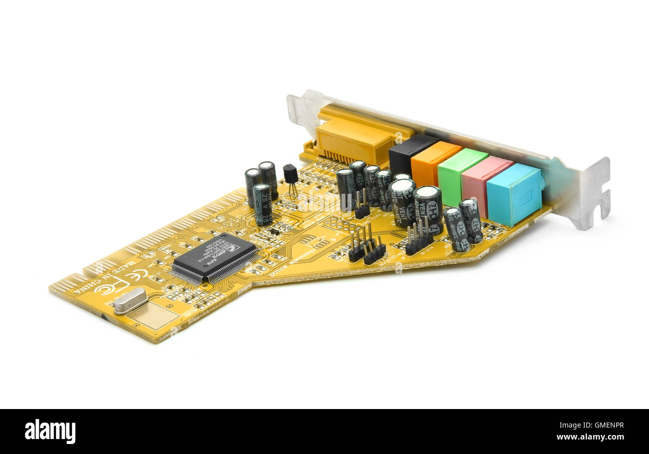 vieille carte son Banque D'Images