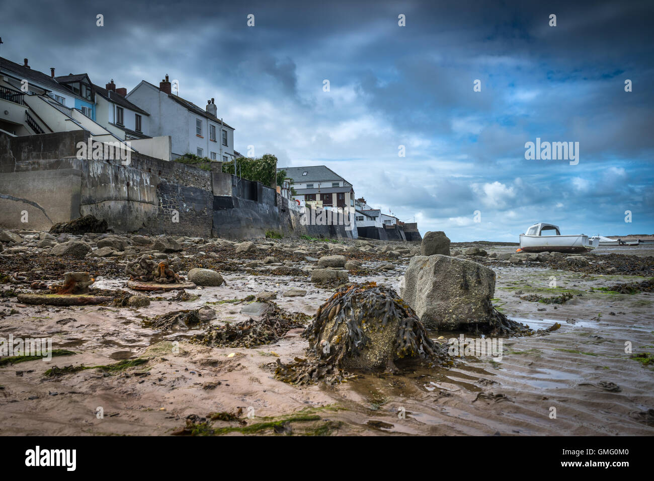 Appledore à marée basse Banque D'Images