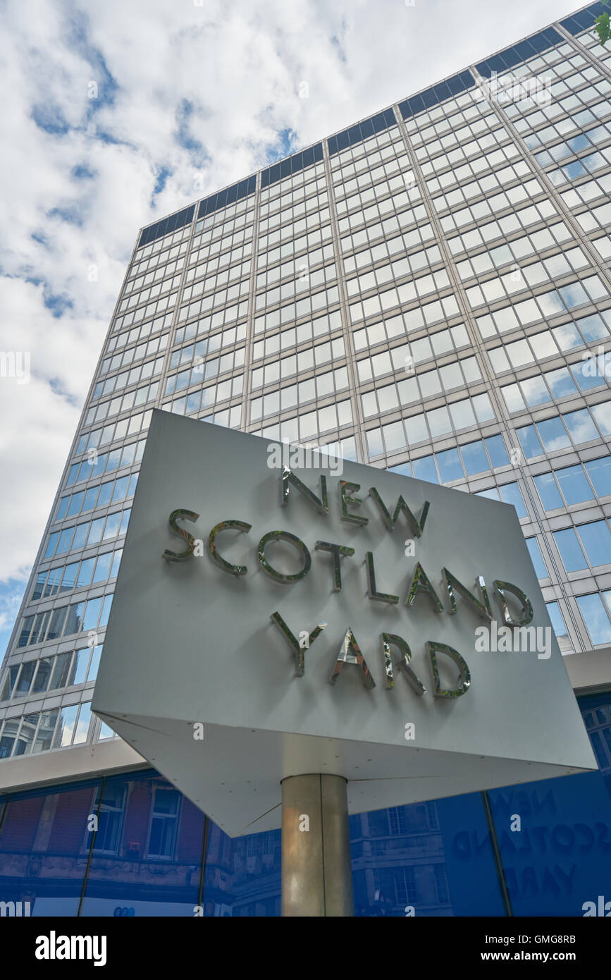 New Scotland Yard, la Police métropolitaine de Londres Banque D'Images