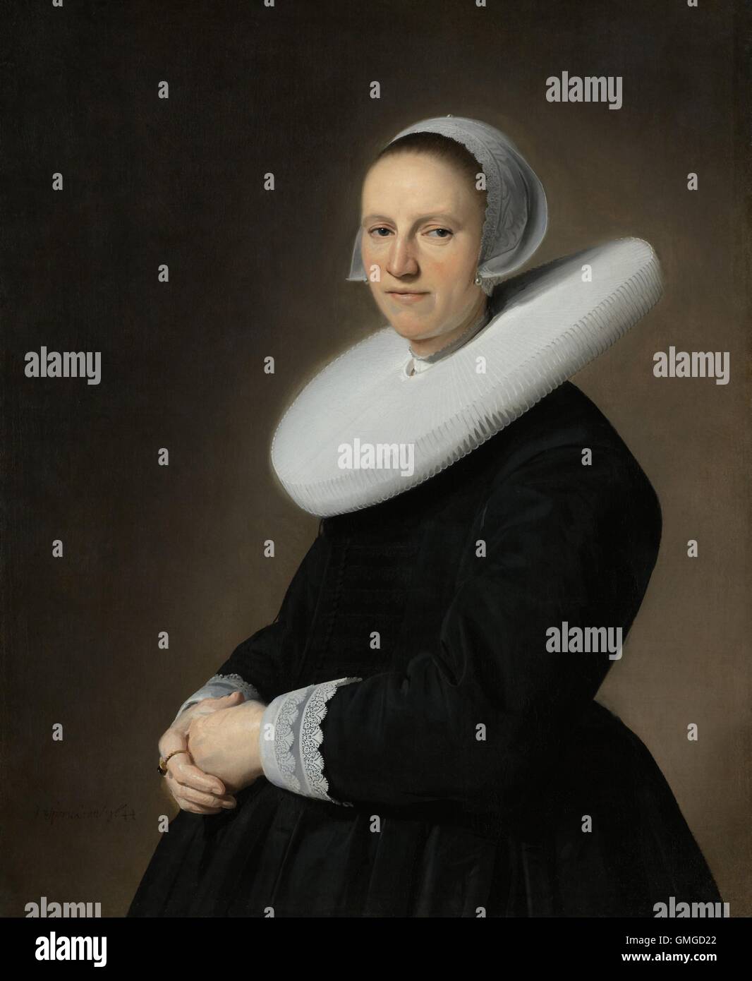 Portrait d'Adriana Croes, par Johannes Verspronck, 1644, la peinture hollandaise, huile sur toile (BSLOC 2016 3 74) Banque D'Images Portrait d'Adriana Croes, par Johannes Verspronck, 1644, la peinture hollandaise, huile sur toile (BSLOC 2016 3 74) Banque D'Images