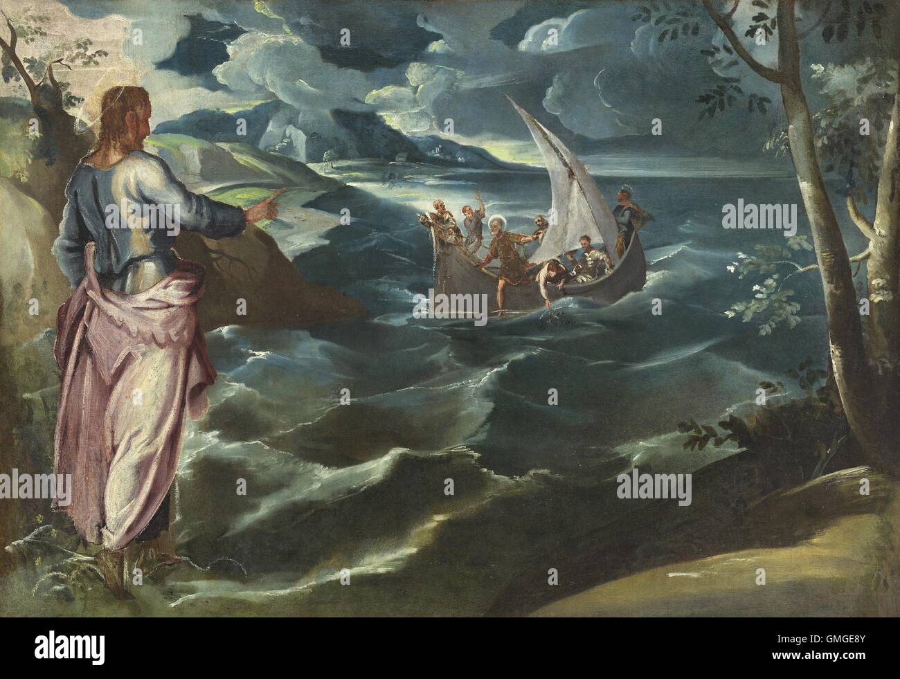 TOILE LA TEMPÊTE sur la mer de Galilée - Rembrandt van Rijn