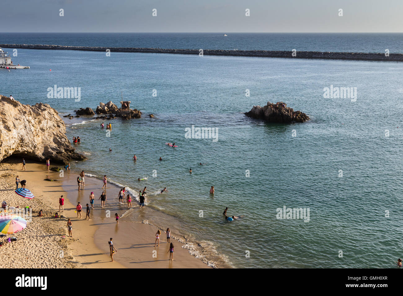 Pirates Cove beach à Corona del Mar un quartier dans le quartier ville de Newport Beach, Californie Banque D'Images Pirates Cove beach à Corona del Mar un quartier dans le quartier ville de Newport Beach, Californie Banque D'Images