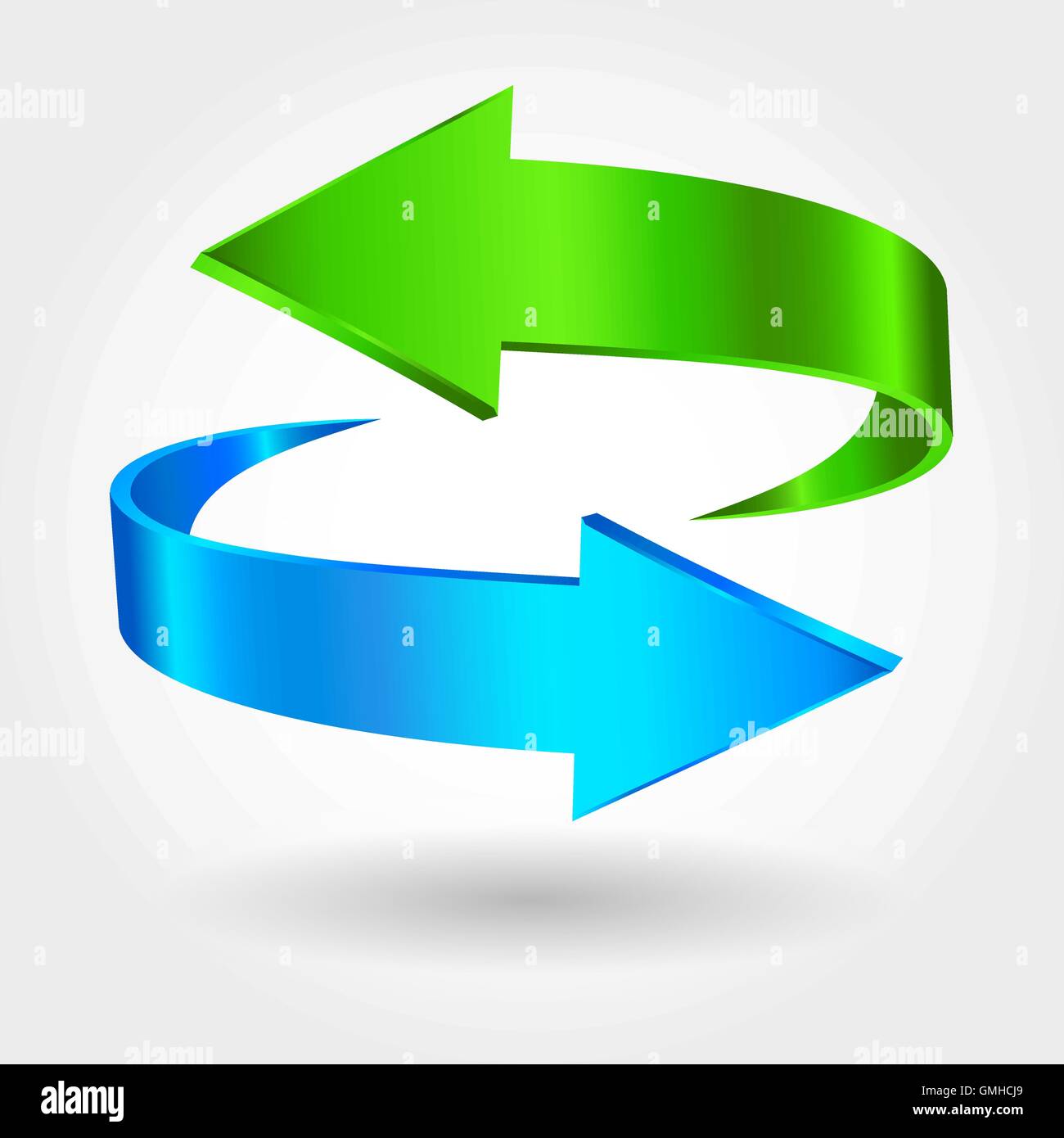 Inscrivez-flèches. Couleur bleu vert Illustration de Vecteur