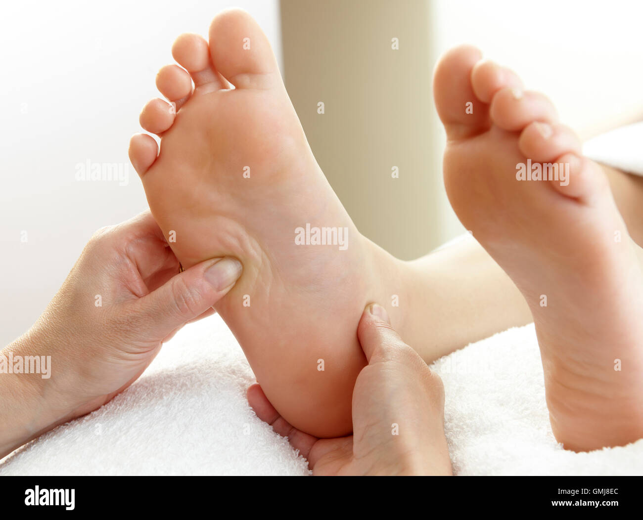 massage des pieds Banque D'Images
