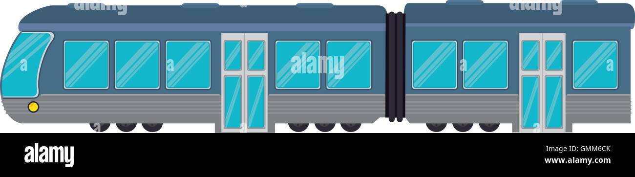 Véhicule de transport train Illustration de Vecteur