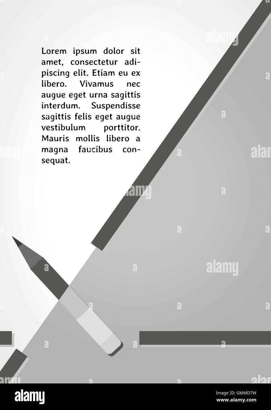 Symbole stylo infographies sombre Illustration de Vecteur