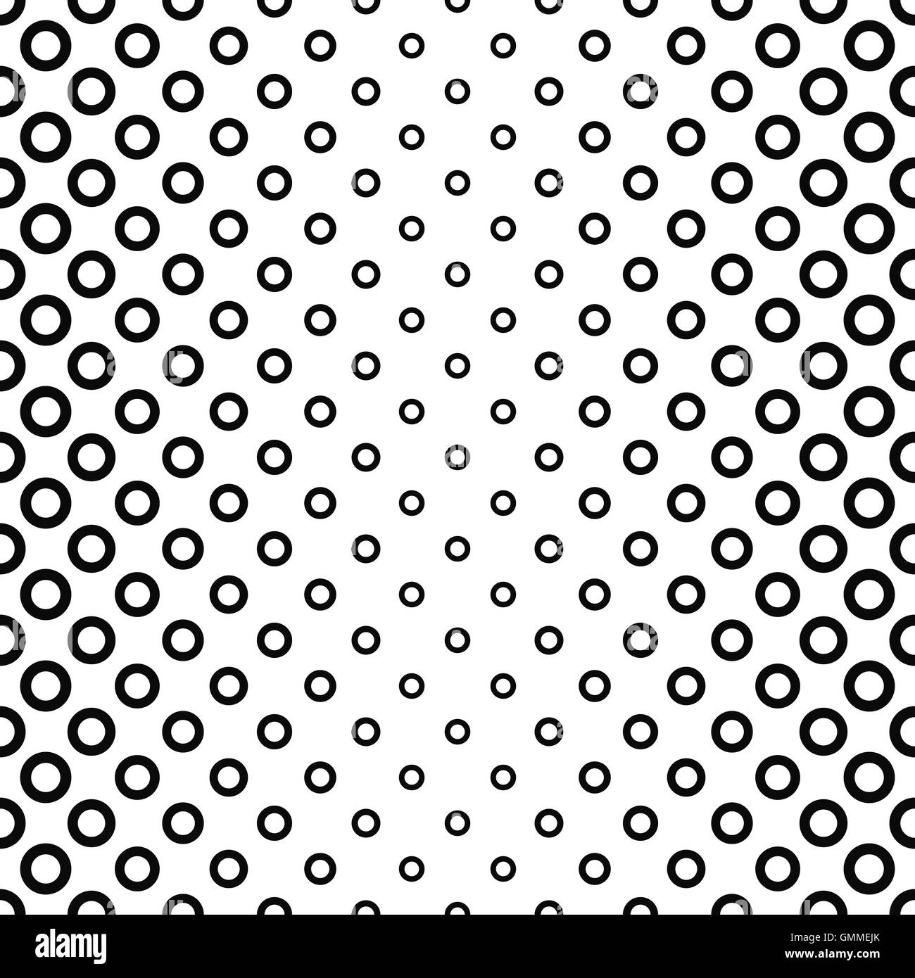 Une sonnerie en noir et blanc Illustration de Vecteur