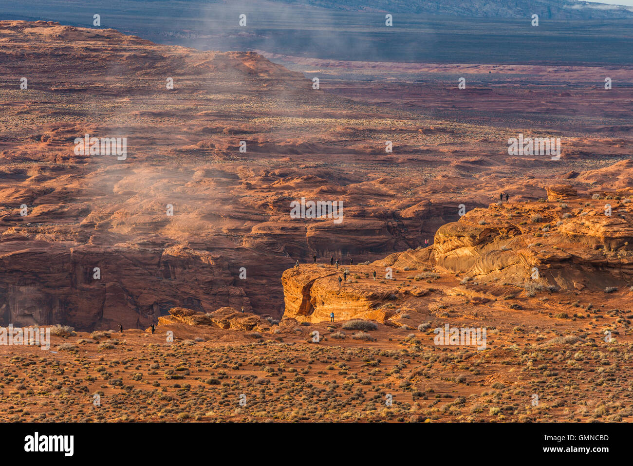 Arizona Horseshoe Bend méandre du fleuve Colorado à Glen Canyon Banque D'Images