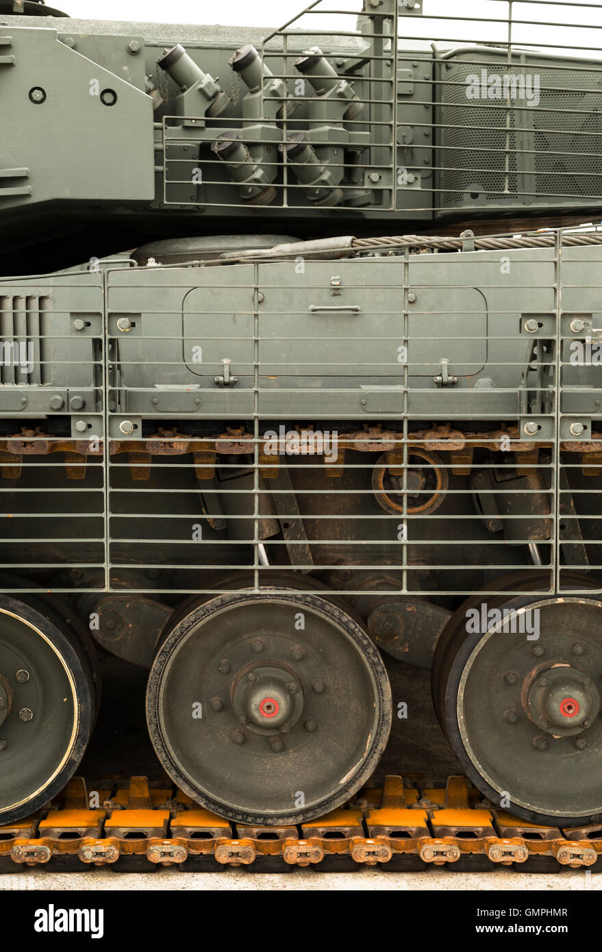 Char Leopard Banque D'Images