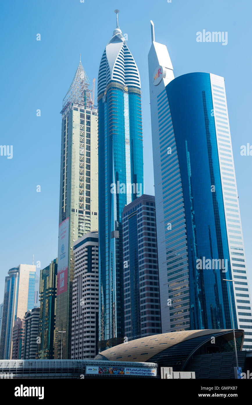 La ville moderne de Dubaï Banque D'Images
