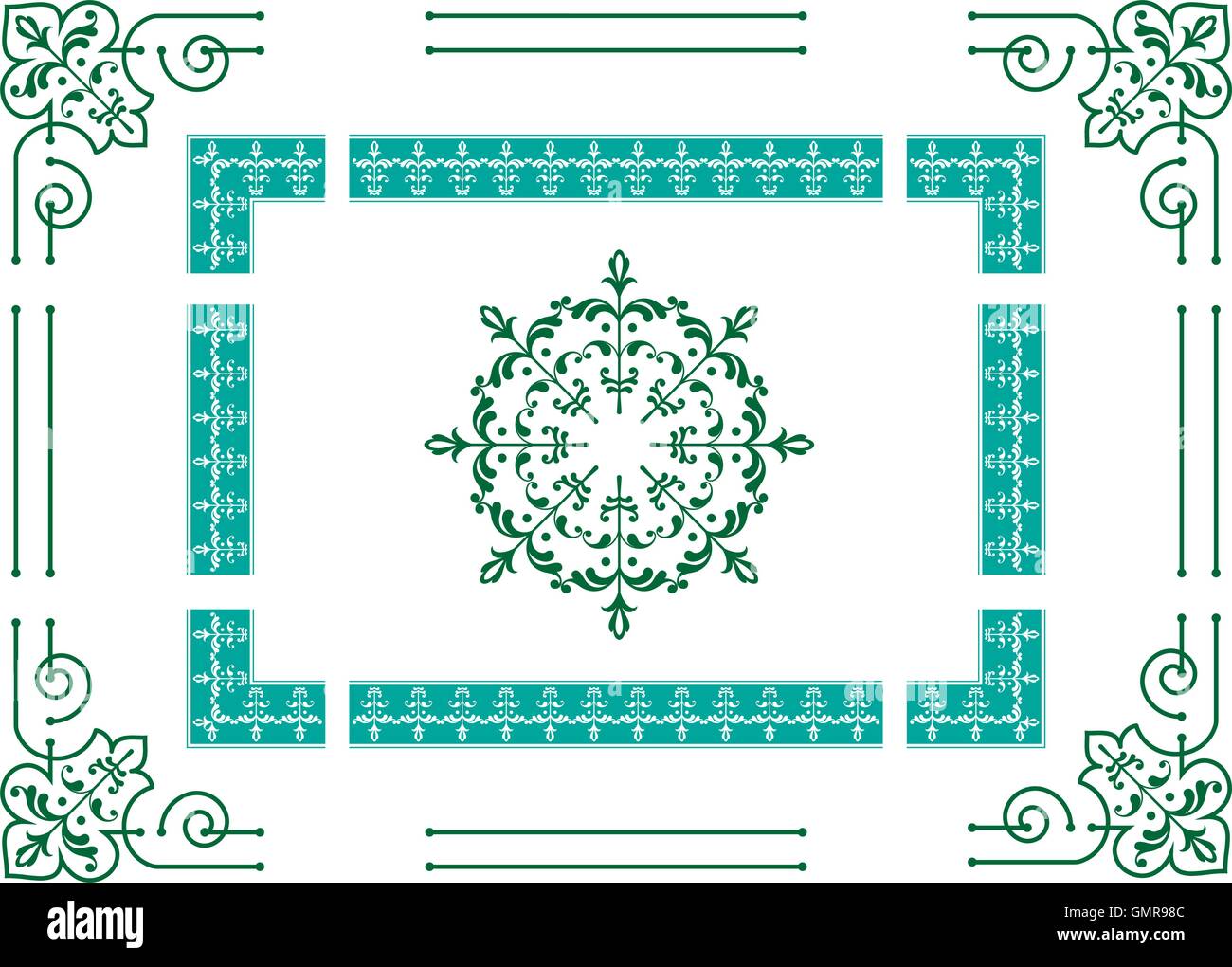 Design cadre Frontière Illustration de Vecteur