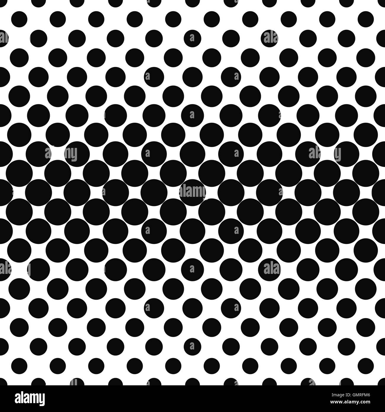 Répéter noir blanc de points. Illustration de Vecteur