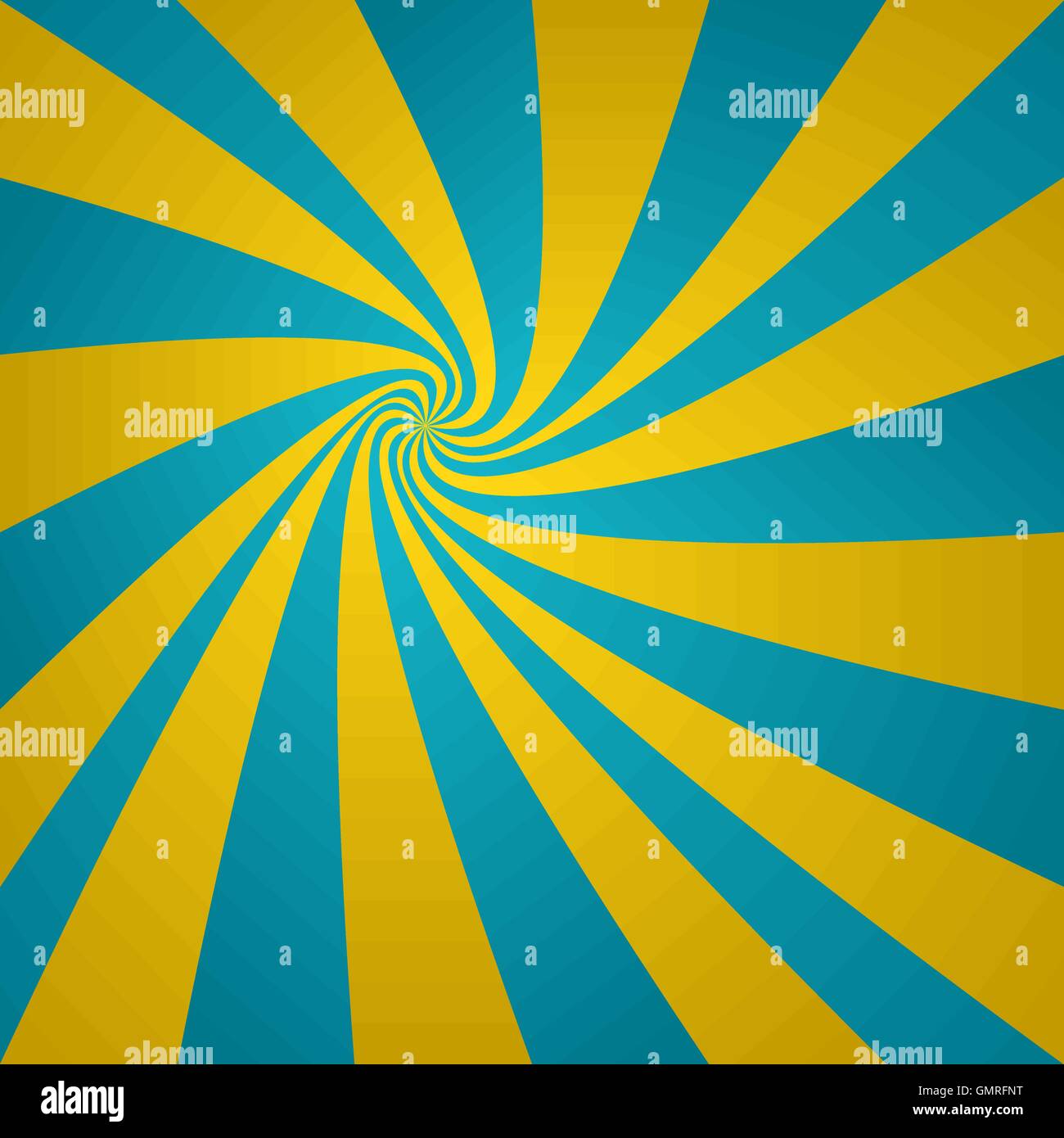 Or fond Cyan twirl Illustration de Vecteur