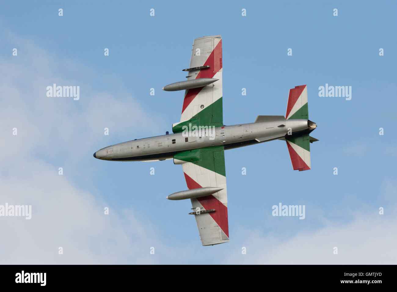 Frecce Tricolori Aermacchi MB-339 Couleurs Italien RIAT 2016 Fairford Banque D'Images