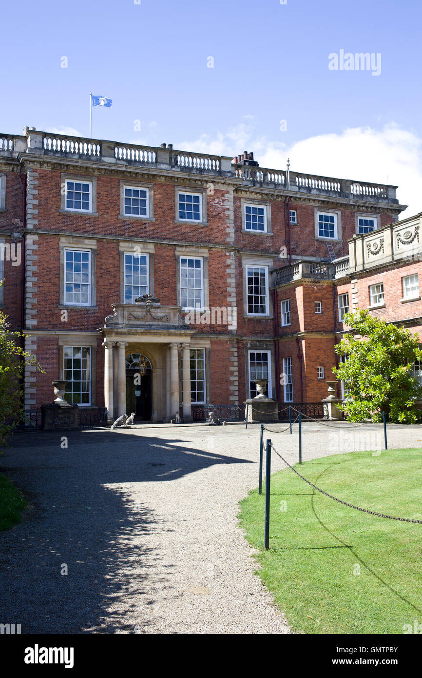 L'hôtel particulier à Newby Hall and Gardens près de Ripon, Yorkshire du Nord, la maison de Richard & Lucinda Compton Banque D'Images