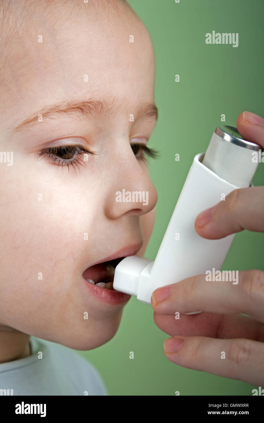 Inhalateur d'asthme Banque D'Images