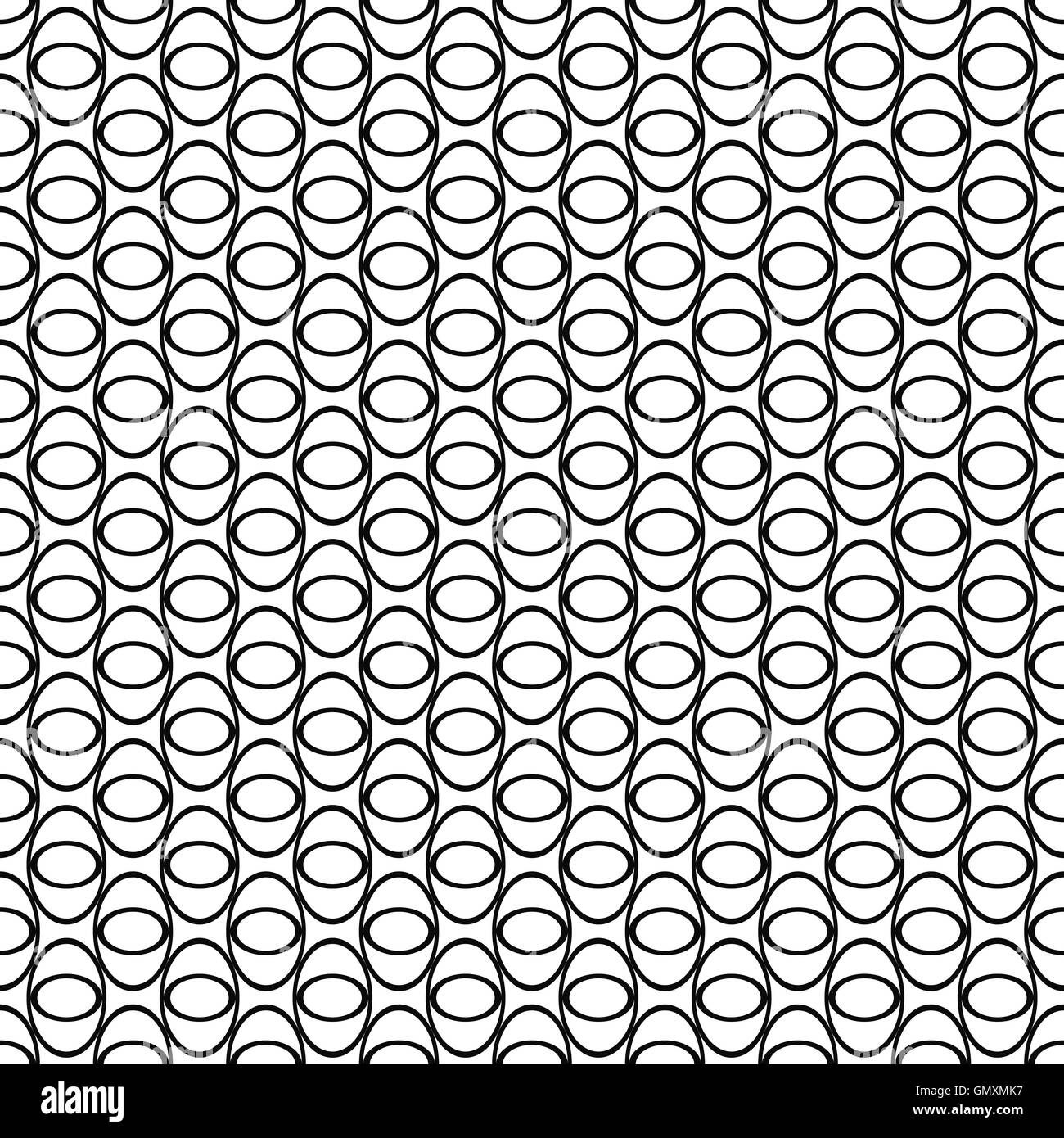 Transparent noir et blanc modèle ellipse Illustration de Vecteur