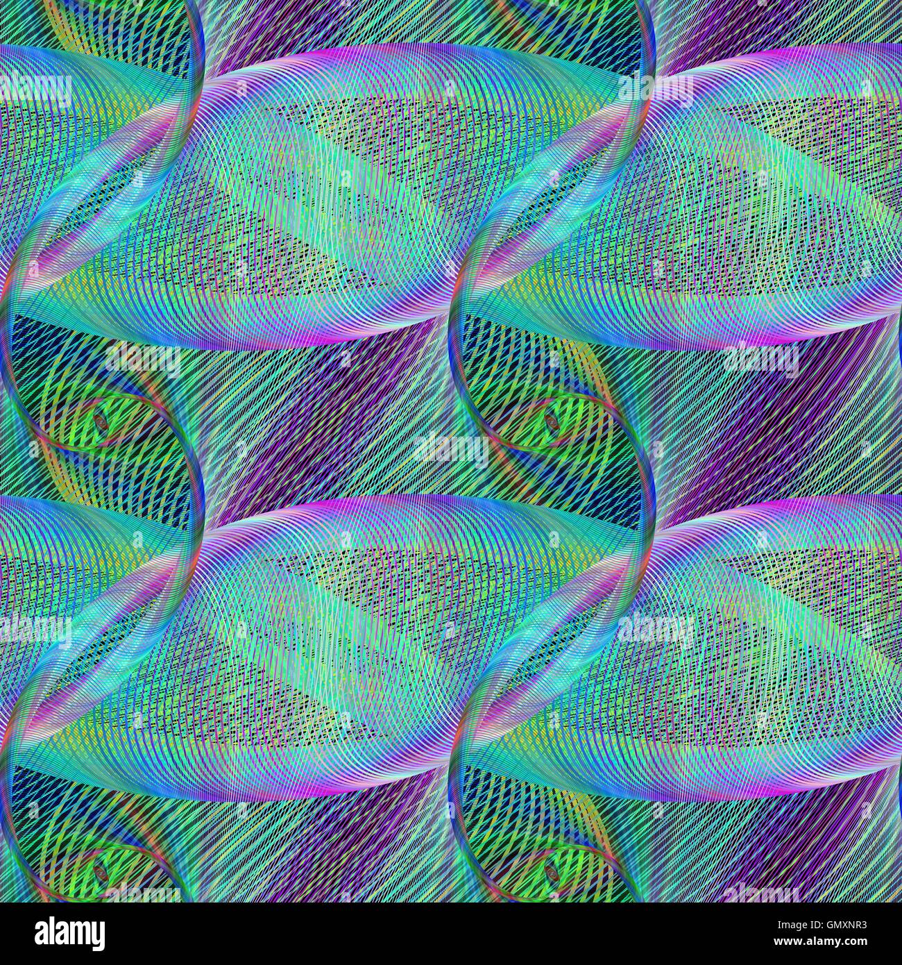 Abstract colorful seamless pattern design géométrique Illustration de Vecteur