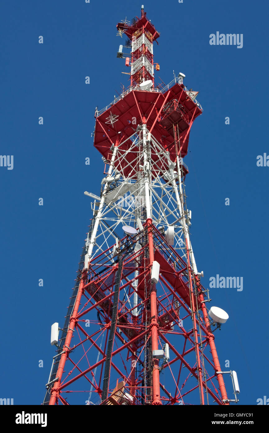 Antenne de télévision Banque D'Images