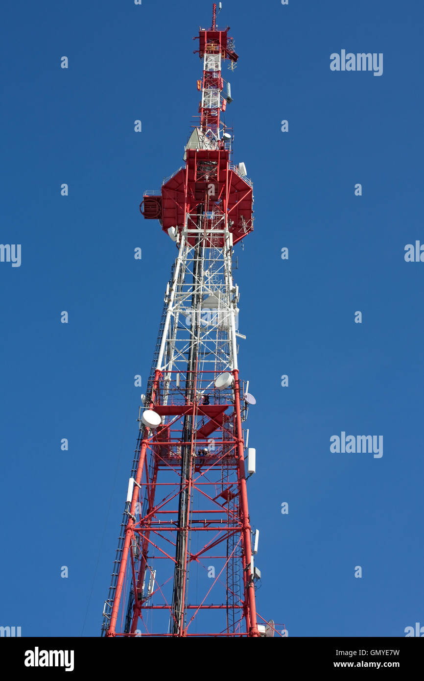 Antenne de télévision Banque D'Images
