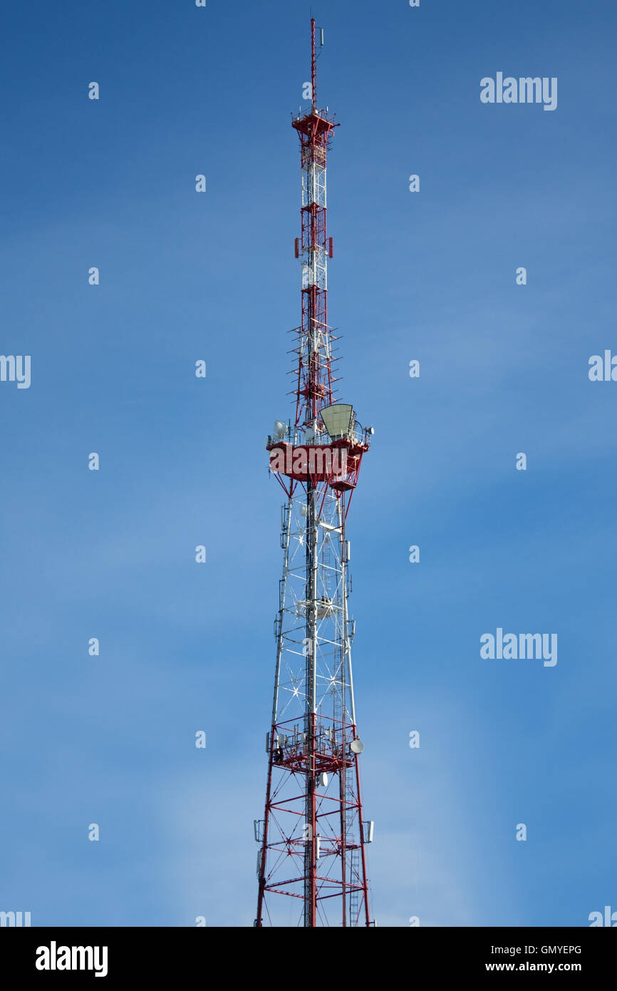 Antenne de télévision Banque D'Images