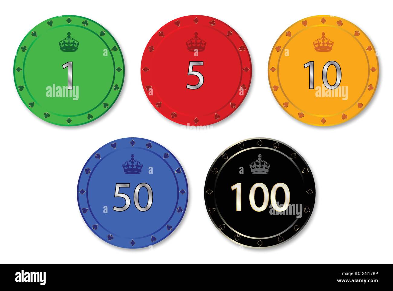 Jeu de puces jeu Illustration de Vecteur