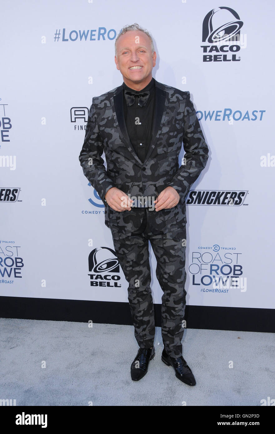 Culver City, CA, USA. Août 27, 2016. Gordon. La Comedy Central Roast de Rob Lowe a tenu à les studios Sony Pictures. Crédit photo : Birdie Thompson/AdMedia Crédit : Birdie Thompson/AdMedia/ZUMA/Alamy Fil Live News Banque D'Images